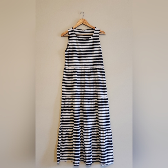 J Crew Factory Tiered Knit Maxi Dress NWOT - Picture 5 of 8